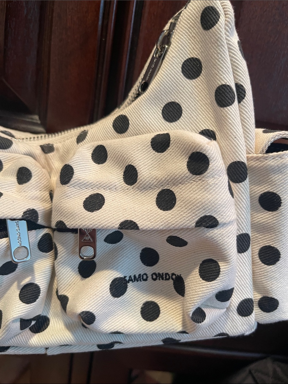 Samo Ondoh Polka Dot mug bag M - Picture 3 of 6